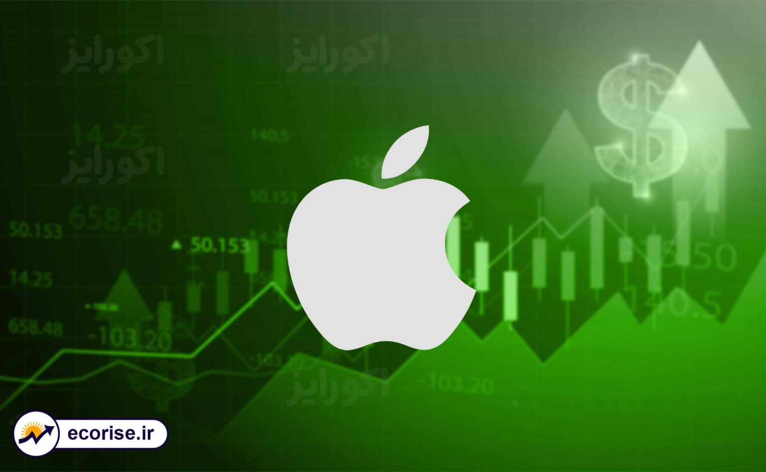 رشد سهام اپل - apple stock rise