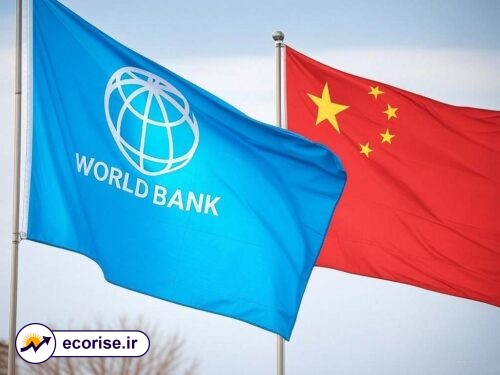 پرچم بانک جهانی و پرچم چین