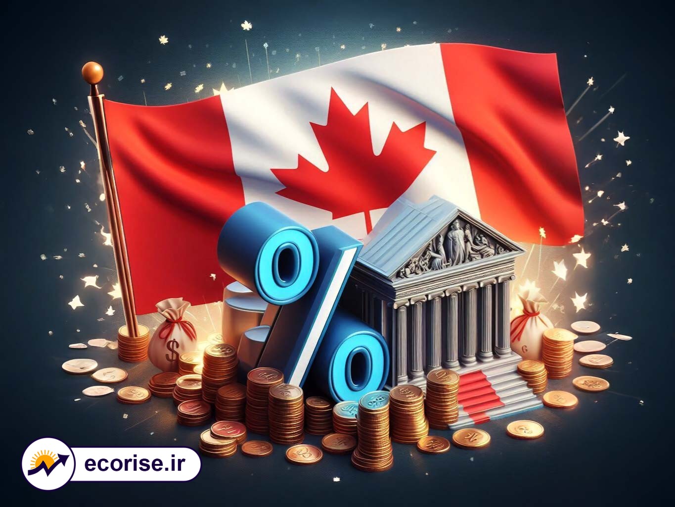 کاهش نرخ بهره توسط بانک مرکزی کانادا (Canada rate cut)