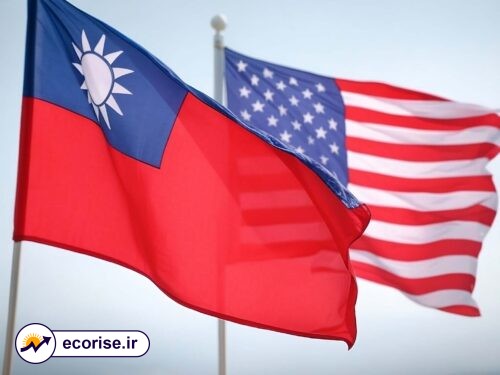 پرچم آمریکا و تایوان