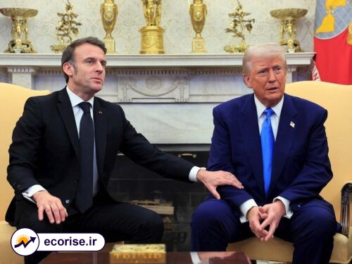 دونالد ترامپ و امانوئل مکرون