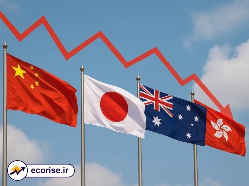 افت بازارهای سهام آسیایی