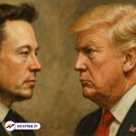 اختلاف و درگیری و تنش بین دونالد ترامپ و ایلان ماسک