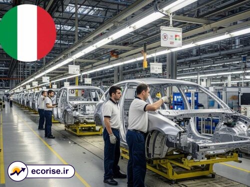 تولید صنعتی ایتالیا
