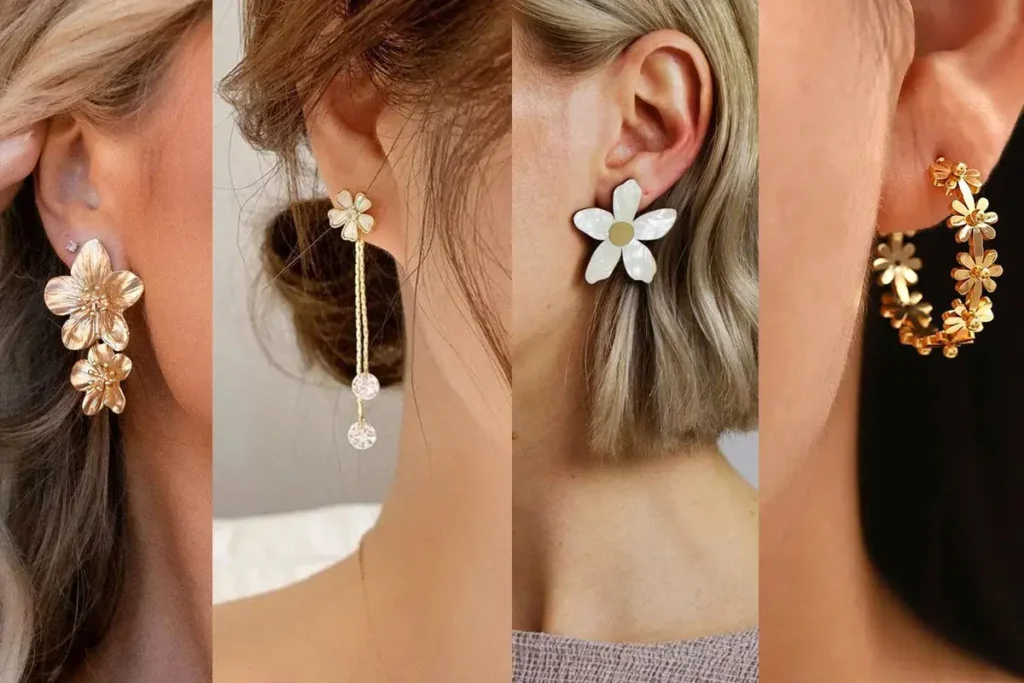 انواع گوشواره طلا