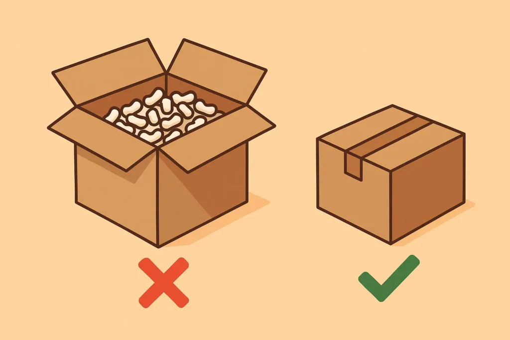 بستهبندی مناسب