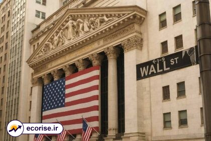 سر در بورس نیویورک در وال استریت