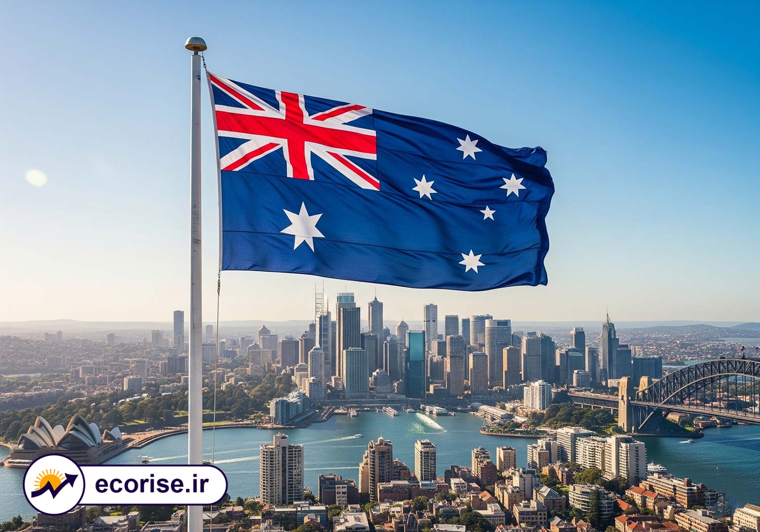 رشد اقتصادی استرالیا - نمایی از شهر سیدنی