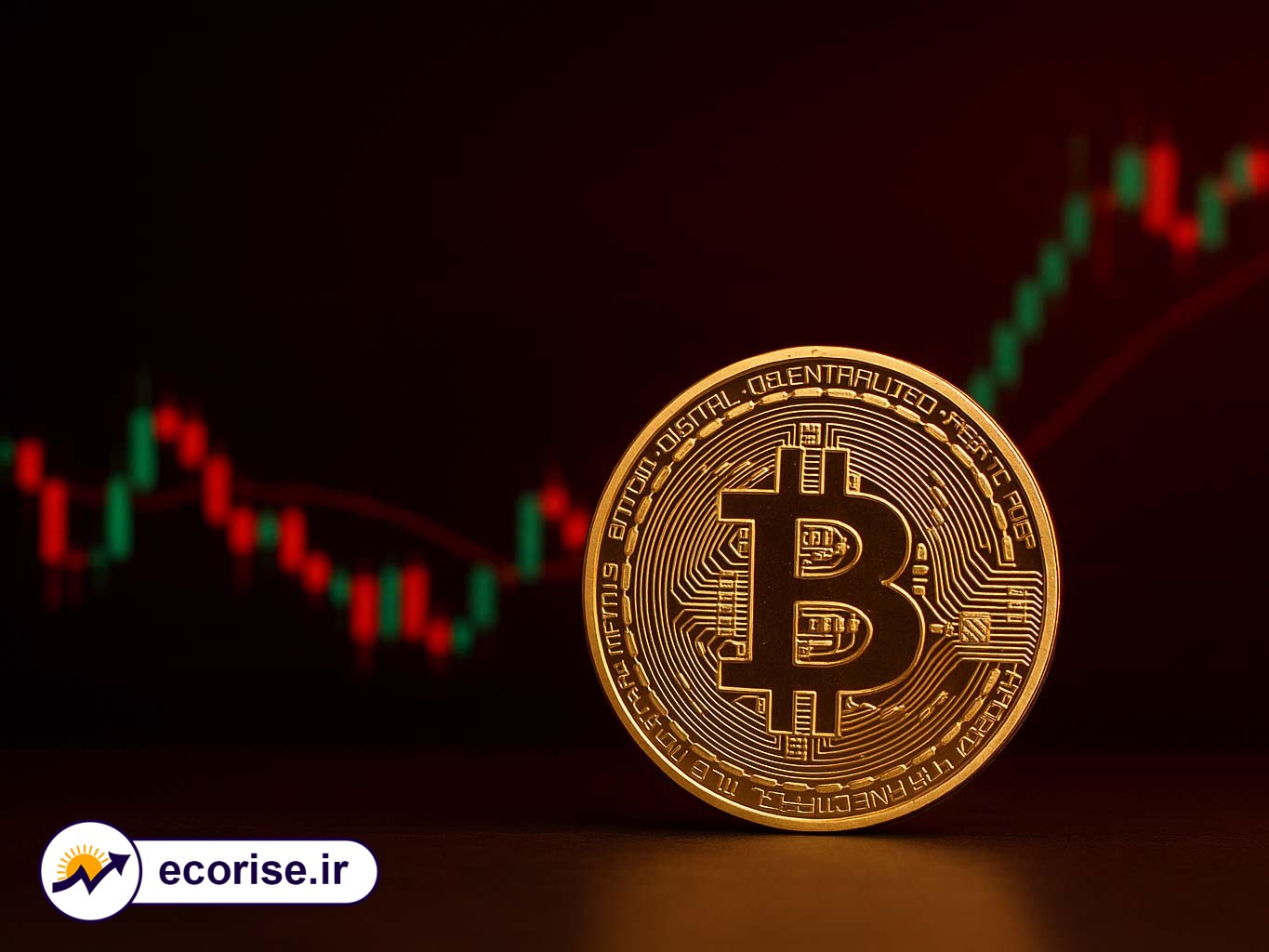 کاهش قیمت بیت کوین