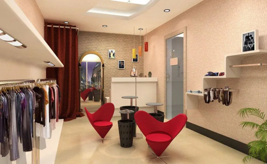 طراحی دکوراسیون مغازه کوچک