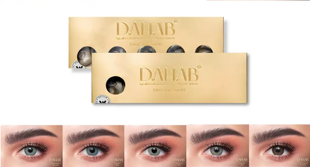 بهترین رنگ های لنز دهب