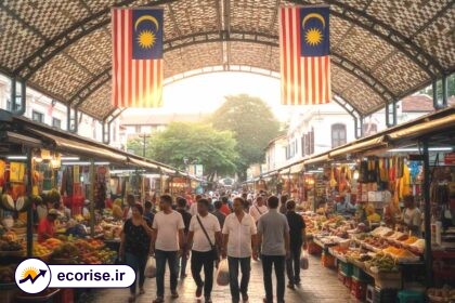 تورم مالزی - تصویر یک بازار در مالزی