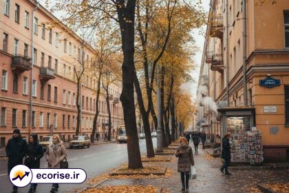 نمایی پاییزی از مسکو