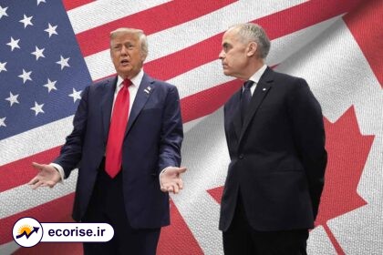 دونالد ترامپ و مارک کارنی - رییس جمهور آمریکا و نخست وزیر کانادا