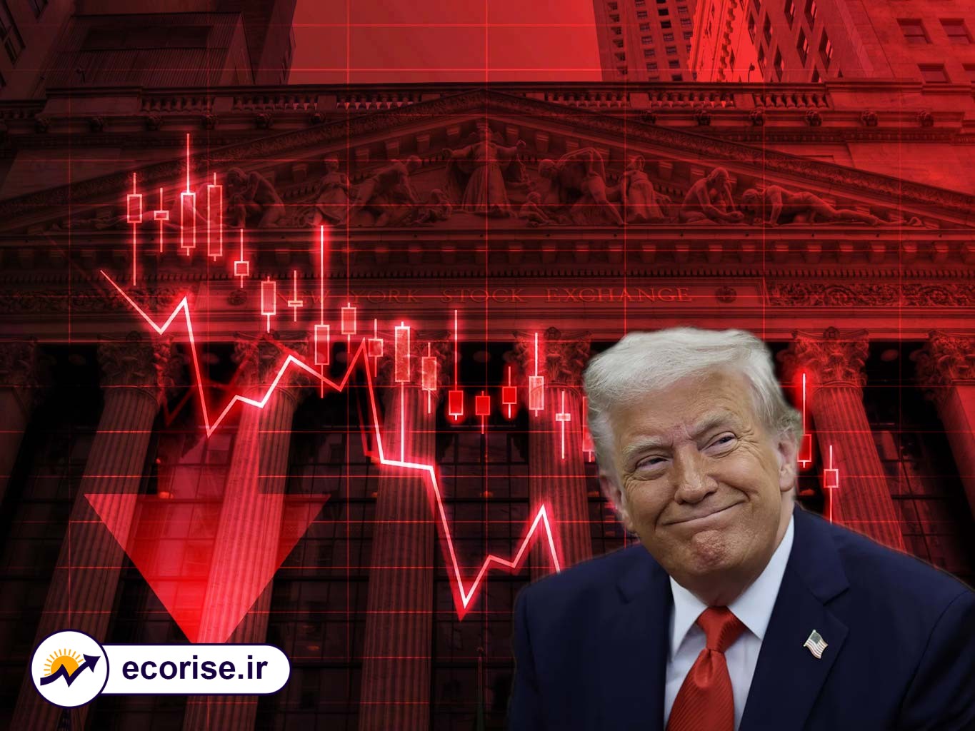 ریزش بازار پس از صحبت های دونالد ترامپ