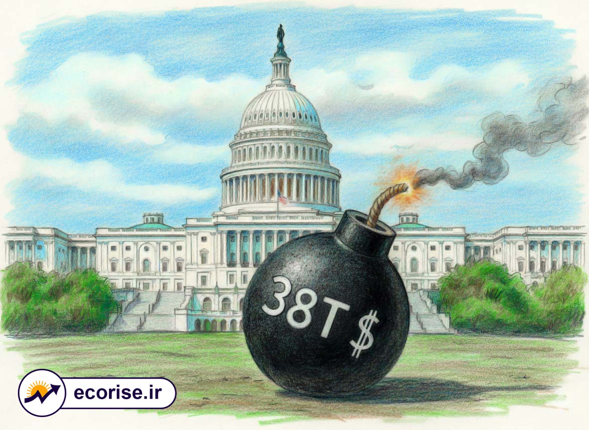 بدهی ملی ایالات متحده آمریکا به ۳۸ تریلیون دلار رسید