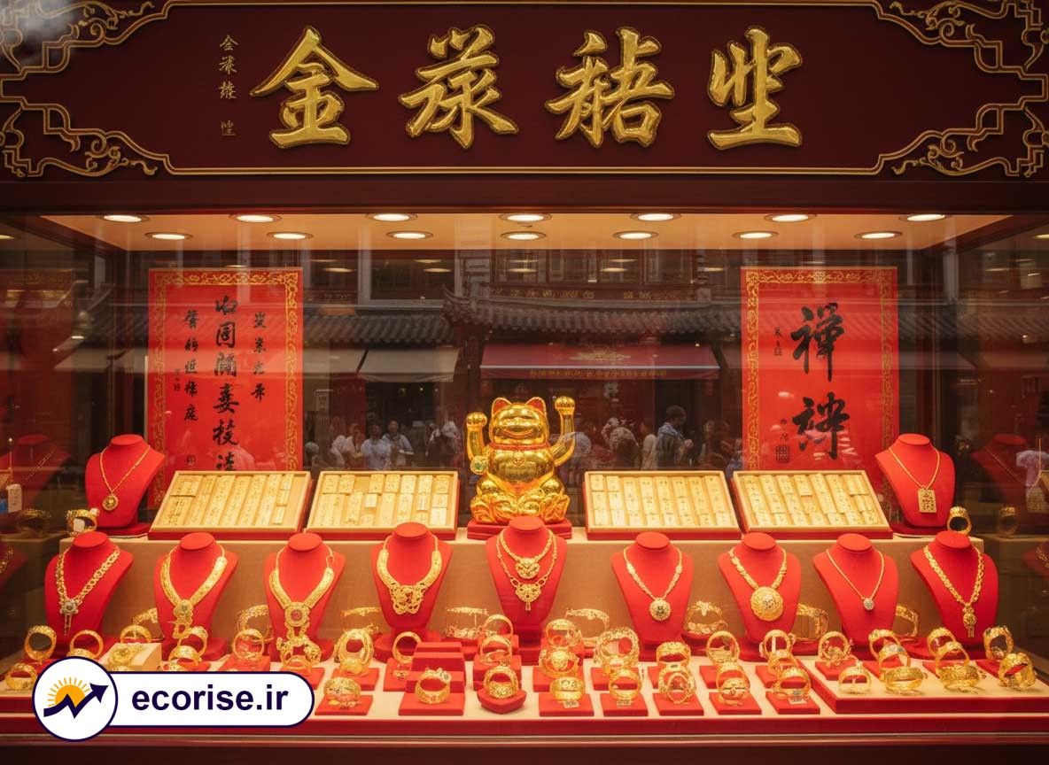 طلا فروشی در چین