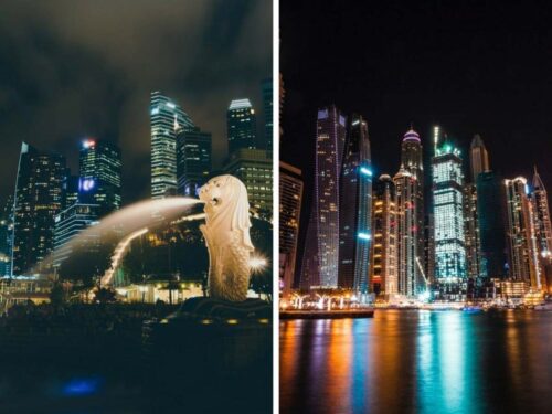 دبی و سنگاپور