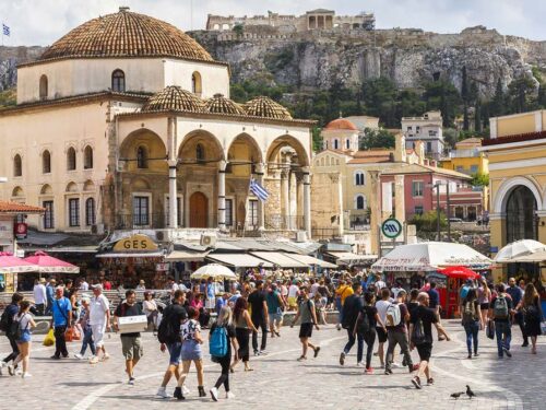 بازار در یونان - میدان موناستیراکی