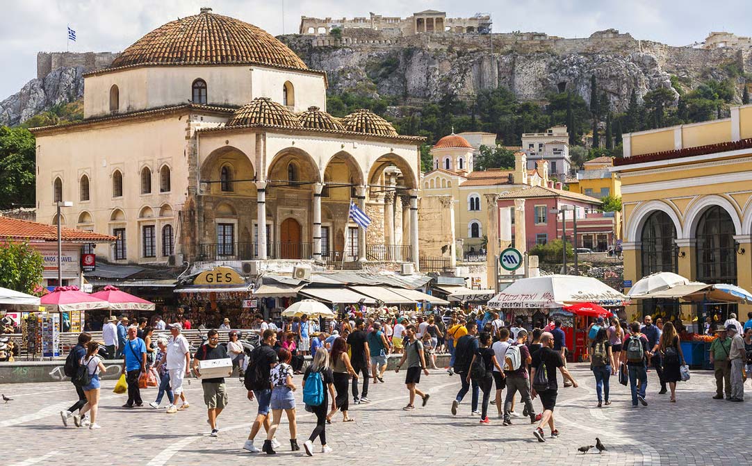 بازار در یونان - میدان موناستیراکی