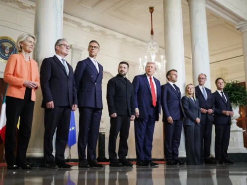 رهبران اروپایی و دونالد ترامپ