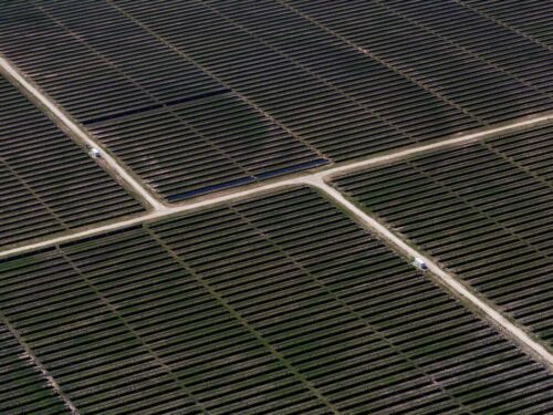 مزرعه خورشیدی در آمریکا