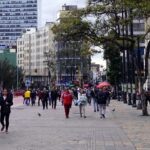 نرخ بیکاری کلمبیا - مردم در شهر بوگوتا پایتخت کلمبیا