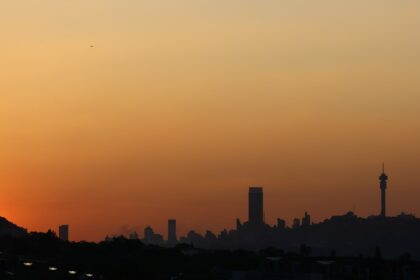 شاخص مدیران خرید آفریقای جنوبی - نمایی از شهر ژوهانسبورگ