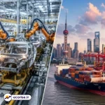 تولید صنعتی و تجارت و واردات صادرات چین