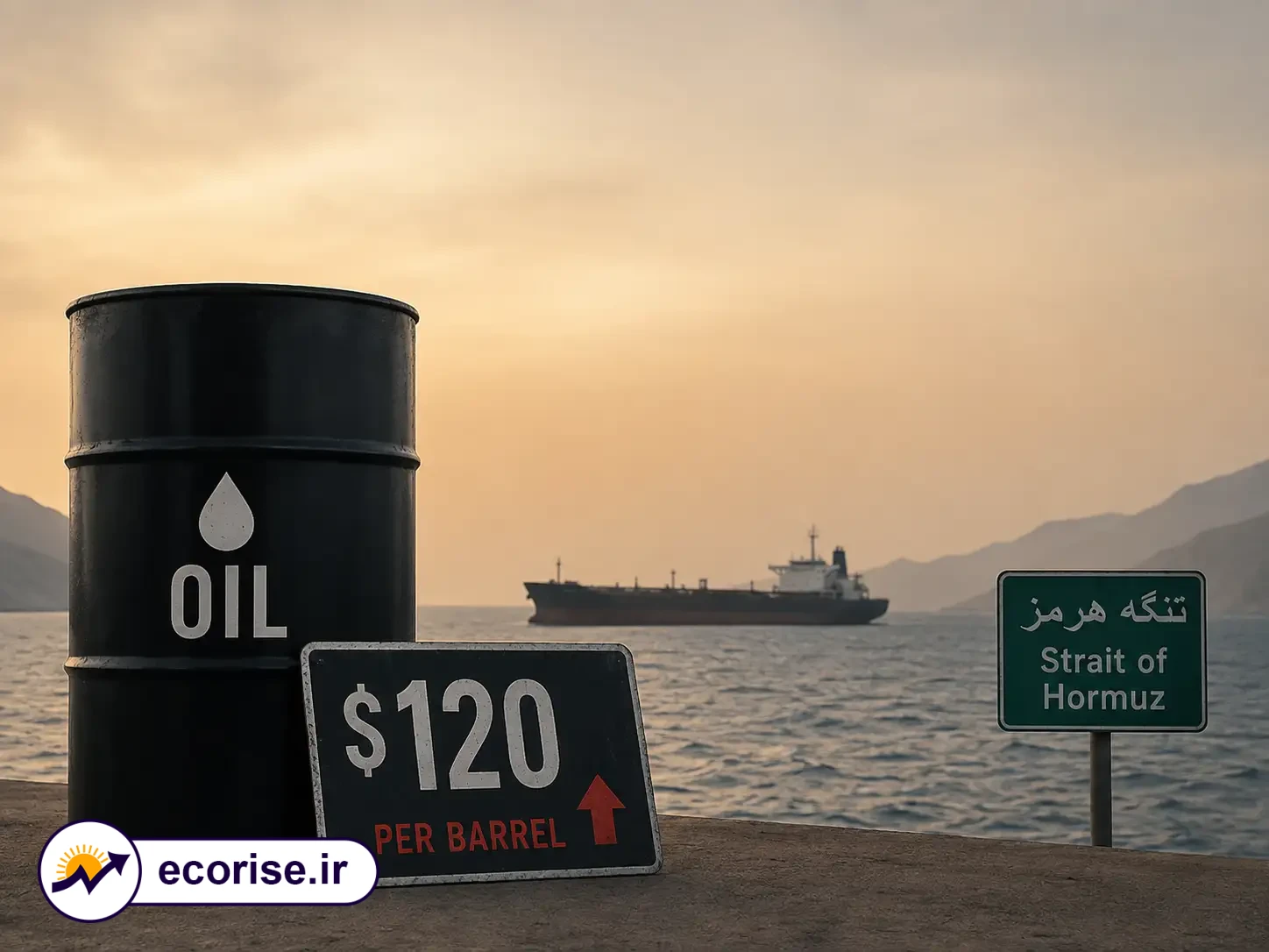 پیشبینی افزایش قیمت نفت به خاطر بسته بودن تنگه هرمز