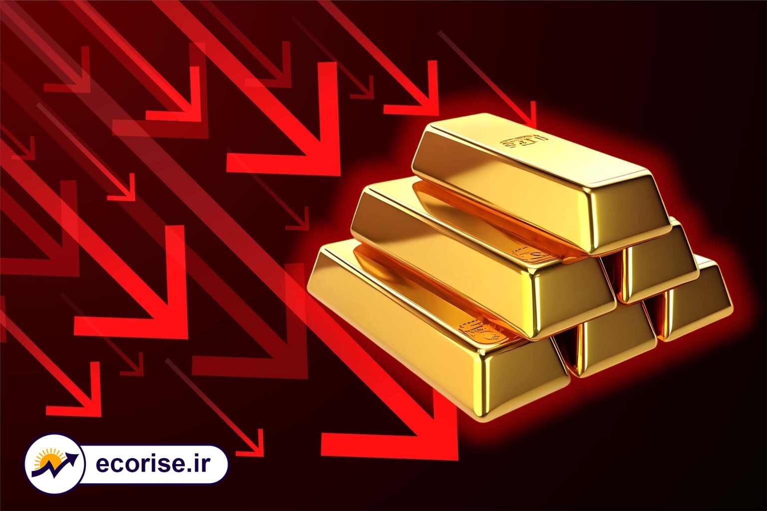 ریزش قیمت طلا