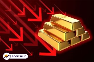 ریزش قیمت طلا