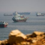 کشتی‌ها در خلیج فارس