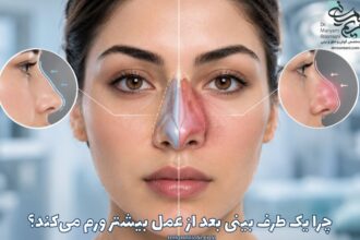 چرا یک طرف بینی بعد از عمل بیشتر ورم می‌کند؟